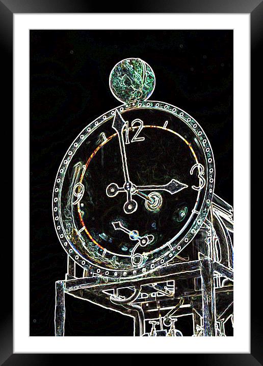 Nearly 3 oclock Framed Mounted Print by Sudhir Shah
