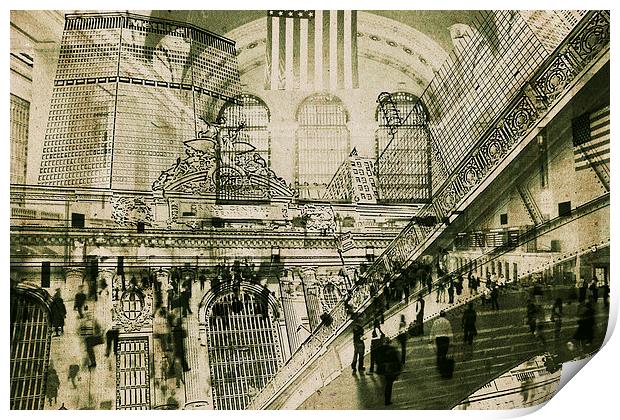 Grand Central Terminal Print by olga hutsul