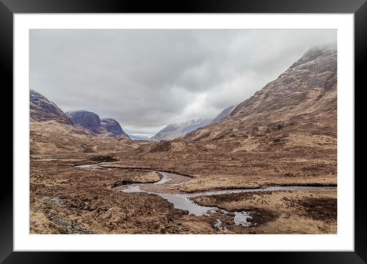 Meandering River Framed Mounted Print by Gary Finnigan