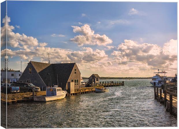 Autumn afternoon seascape on Cape Cod Canvas Print by Marianne Campolongo