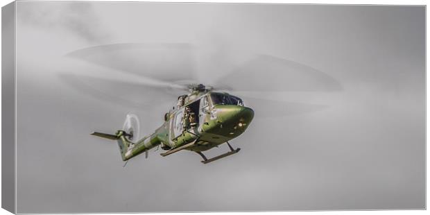 Military helicopter Canvas Print by Ian Jones