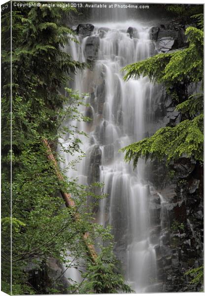 Waterfall Canvas Print by angie vogel
