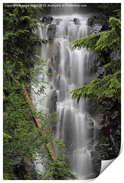 Waterfall Print by angie vogel