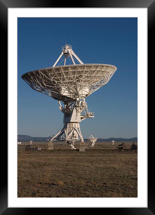 Very Large Array Framed Mounted Print by Steven Ralser