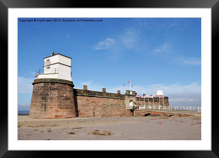 Fort Perch Rock Framed Mounted Print by Frank Irwin
