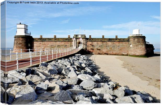 Fort Perch Rock Canvas Print by Frank Irwin