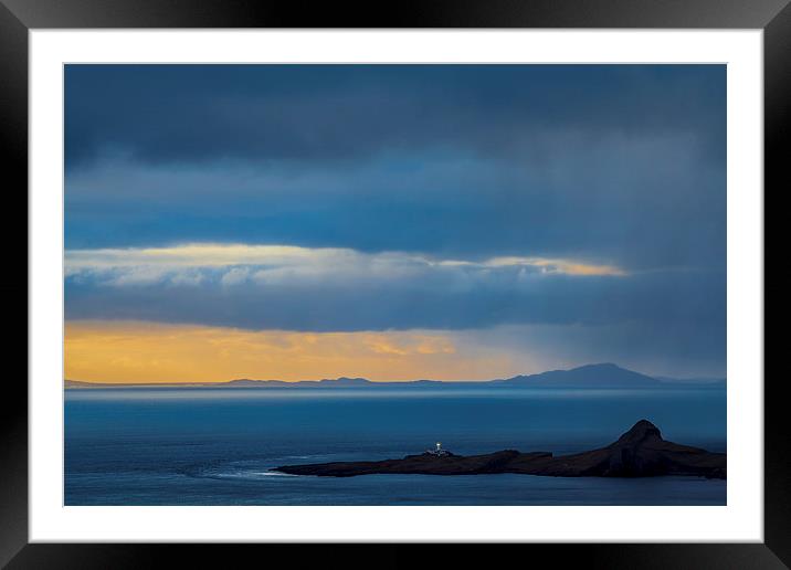 Neist Point Lighthouse, Skye Framed Mounted Print by Gary Finnigan