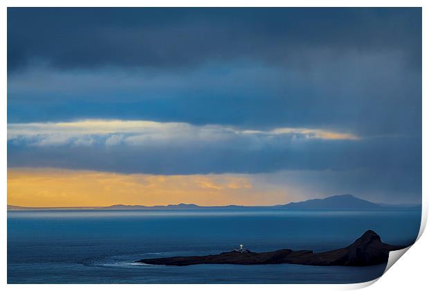 Neist Point Lighthouse, Skye Print by Gary Finnigan