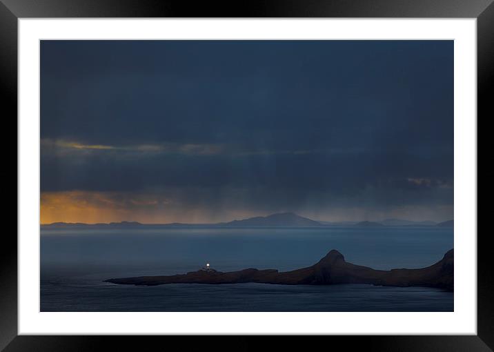 Eabhal from Neist Lighthouse Framed Mounted Print by Gary Finnigan