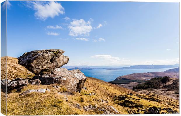 Raasay from Storr Canvas Print by Gary Finnigan
