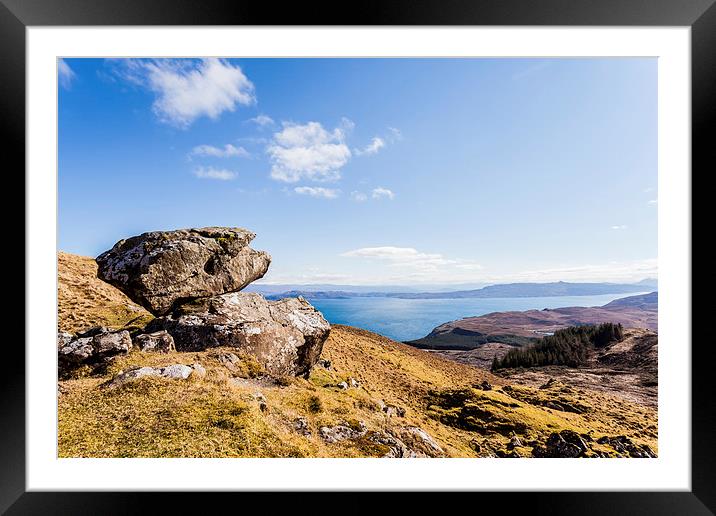 Raasay from Storr Framed Mounted Print by Gary Finnigan