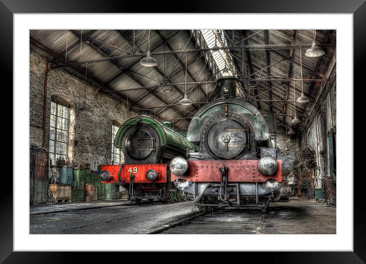Steam Trains Framed Mounted Print by Ray Pritchard