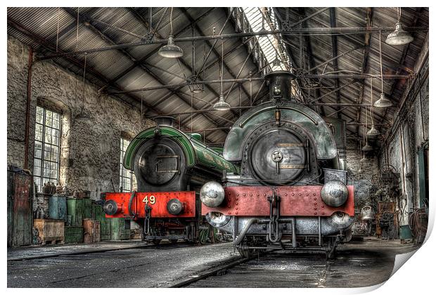 Steam Trains Print by Ray Pritchard