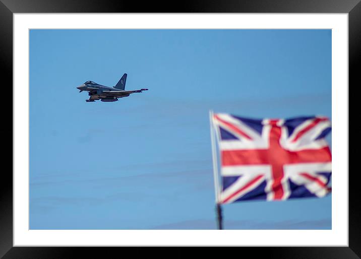 Patriotic Eurofighter Framed Mounted Print by Chris Walker