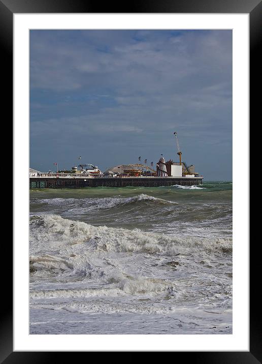 Brighton Pier Framed Mounted Print by Graham Custance