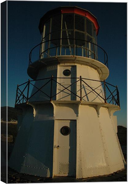 Cape Mendocino Lighthouse Canvas Print by john warner