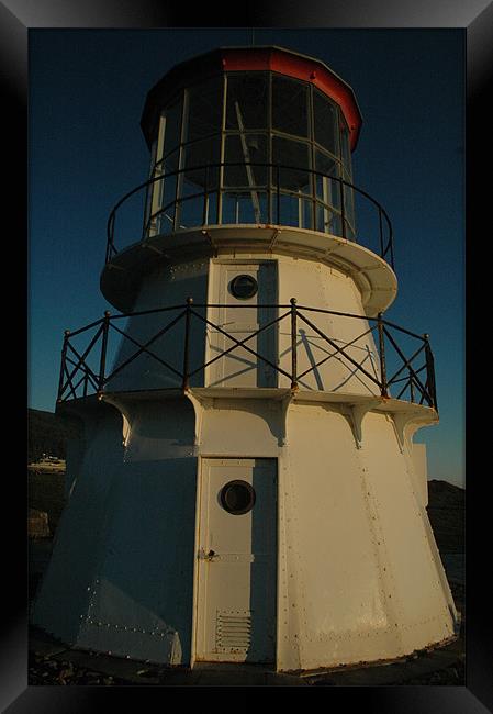 Cape Mendocino Lighthouse Framed Print by john warner