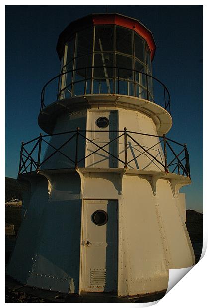 Cape Mendocino Lighthouse Print by john warner