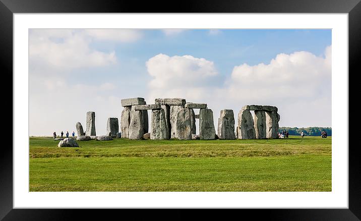 Stonehenge Framed Mounted Print by Gary Finnigan