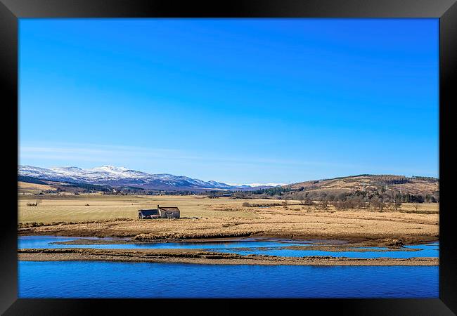 Little House on the Riverside Framed Print by Gary Finnigan