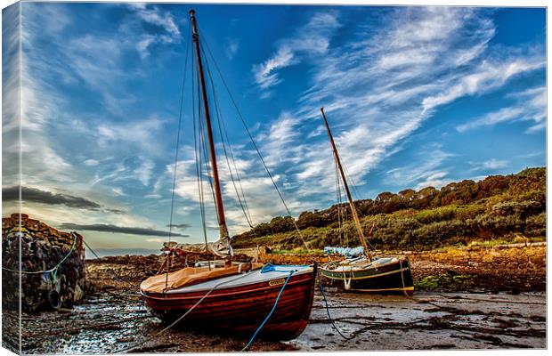 Waiting on the tide Canvas Print by Sam Smith