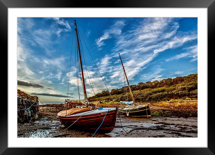 Waiting on the tide Framed Mounted Print by Sam Smith