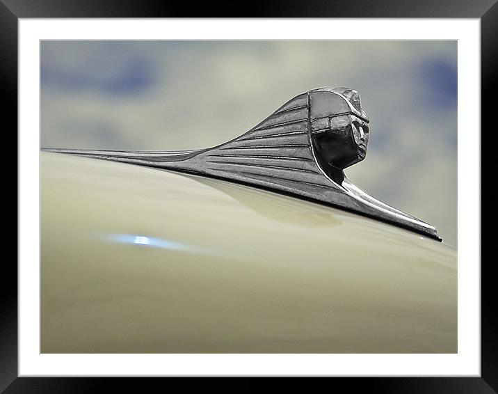 The Automotive Sphynx Framed Mounted Print by Jim Filmer