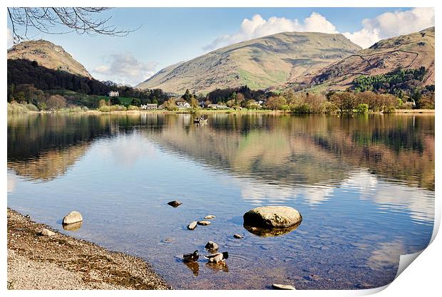 Tranquil Grasmere Print by John Hare