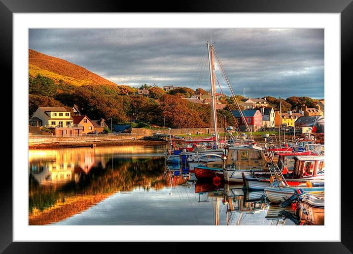 View From Port Arthur Marina Framed Mounted Print by Anne Macdonald