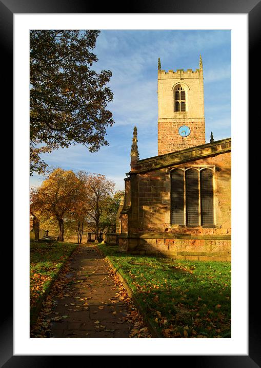 St Helens Church, Treeton, South Yorkshire Framed Mounted Print by Darren Galpin