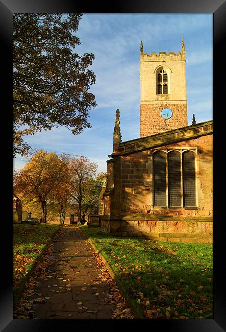 St Helens Church, Treeton, South Yorkshire Framed Print by Darren Galpin