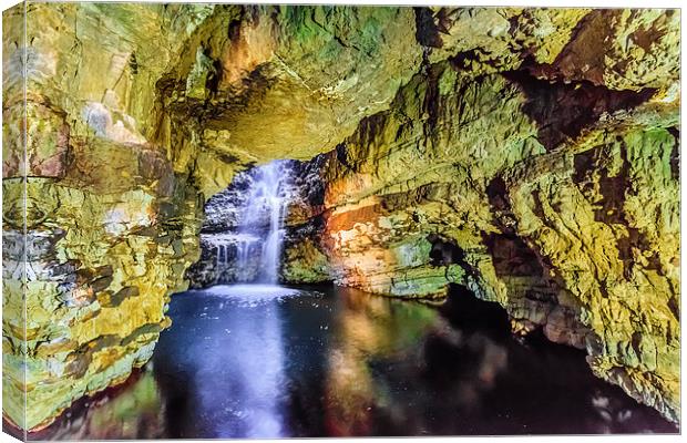 Smoo Cave Canvas Print by Gary Finnigan