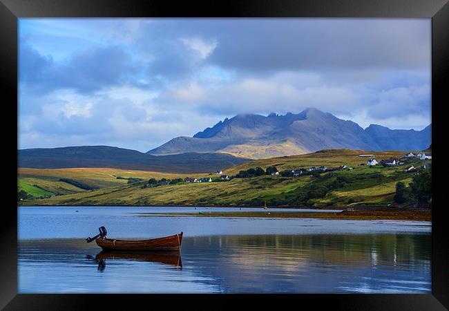 Loch Harport and the Cuillins 2 Framed Print by Chris Thaxter
