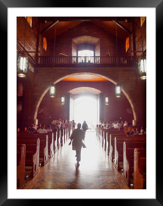 A Philippine Church Framed Mounted Print by Clive Eariss