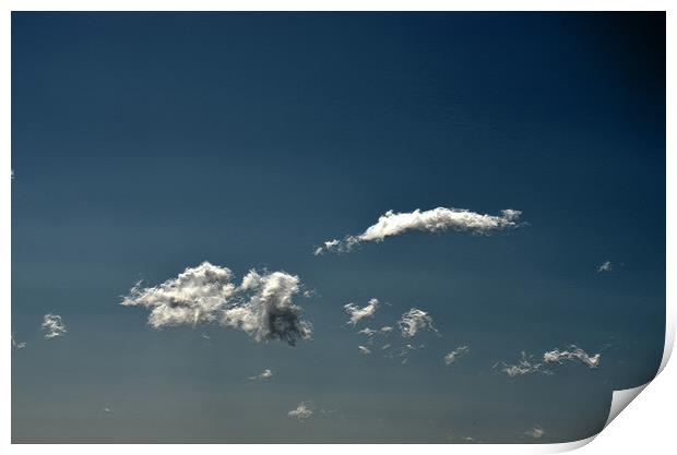 Tactile Clouds Print by Hugh Fathers