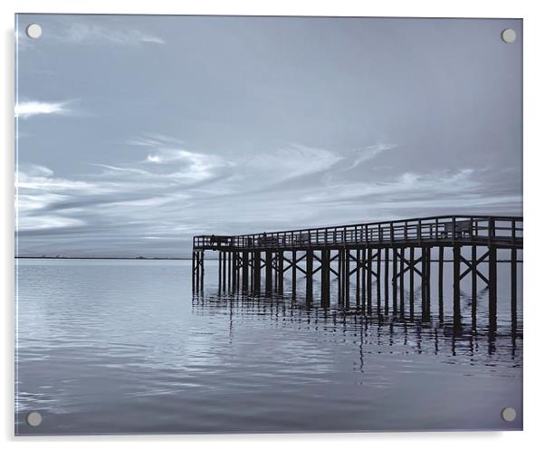 The Pier Acrylic by Kim Hojnacki