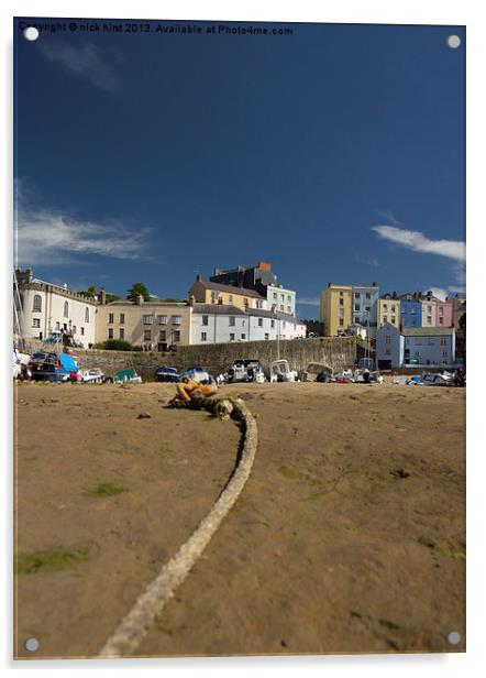 Tenby Harbour Acrylic by nick hirst