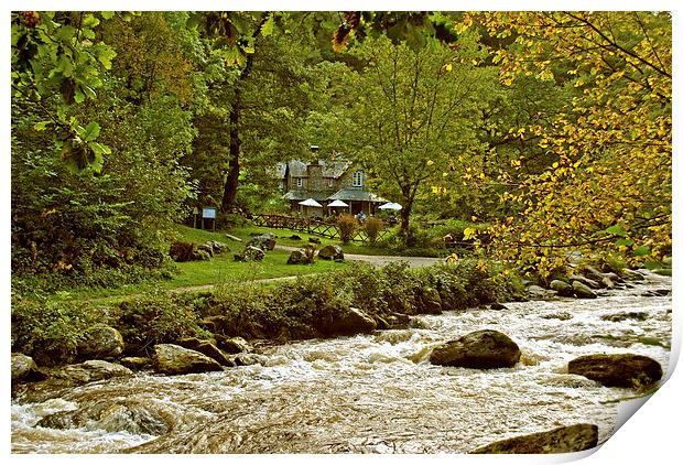 Early Autumn at Watersmeet Print by graham young