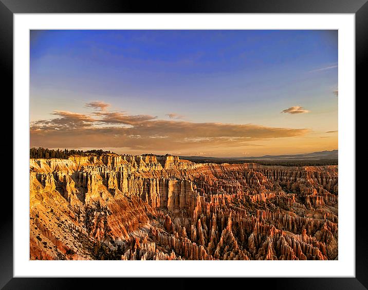 Bryce Canyon Sunrise Framed Mounted Print by Anne Rodkin