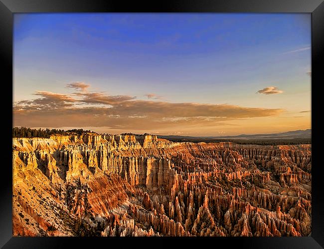 Bryce Canyon Sunrise Framed Print by Anne Rodkin