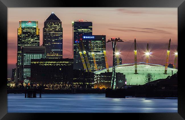 London Docklands Framed Print by Dawn O'Connor