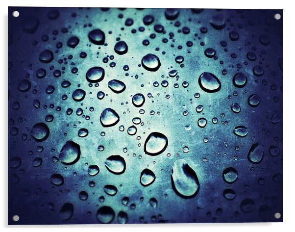 Rain Drops Acrylic by Scott Anderson