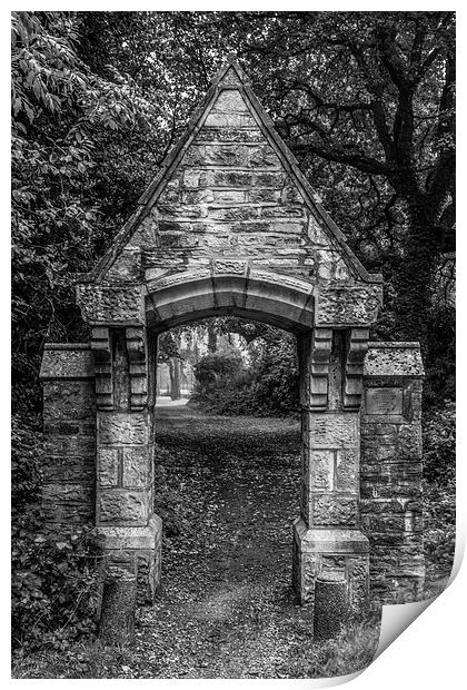 Underneath the arch Print by Phil Wareham