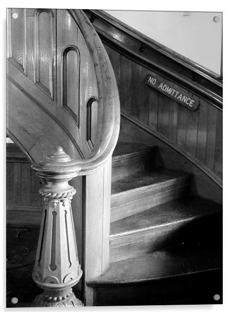 The Staircase Acrylic by Barbara Bardzik