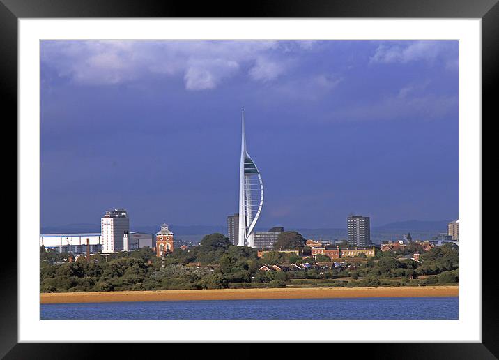 Spinnaker Tower Framed Mounted Print by Tony Murtagh