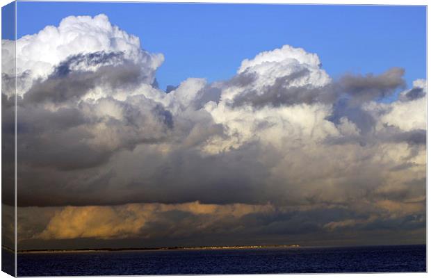 Clouds over Portsmouth Canvas Print by Tony Murtagh