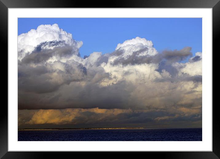 Clouds over Portsmouth Framed Mounted Print by Tony Murtagh
