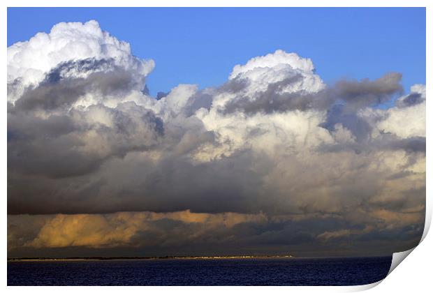 Clouds over Portsmouth Print by Tony Murtagh