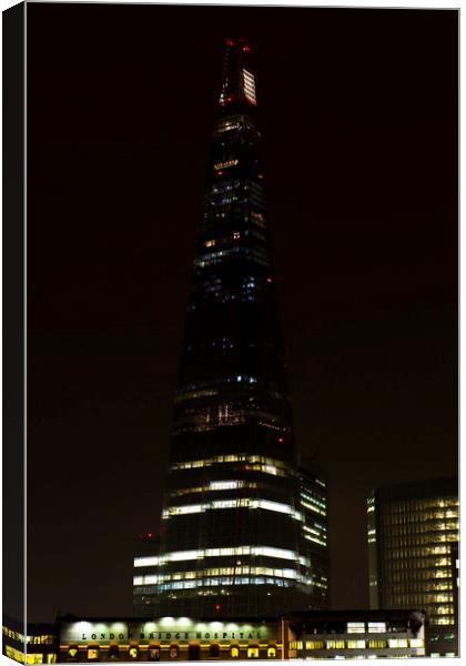 The Shard London Canvas Print by David Pyatt