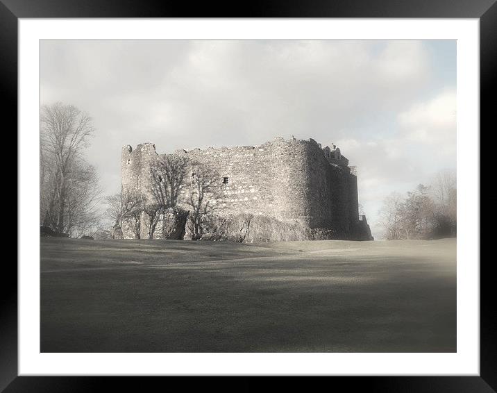 Dunstaffnage Castle , haunting shot ! Framed Mounted Print by Bill Lighterness
